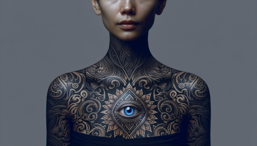Simbologia e Interpretazione del Tatuaggio del Terzo Occhio per la Donna