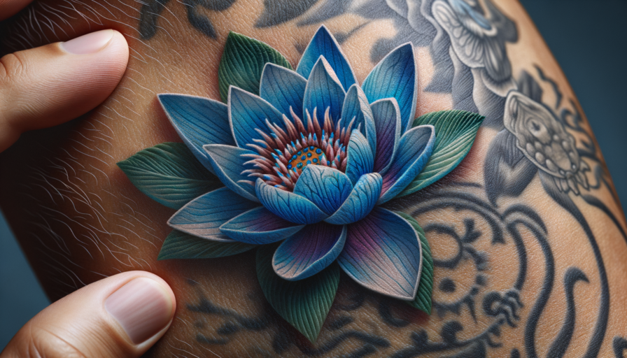 Significato del Tatuaggio con Fiore di Loto Blu: Simbolismo e Inspirazione