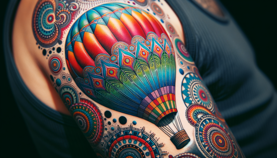 Significato del tatuaggio con globo aerostatico: simbolismo e ispirazioni