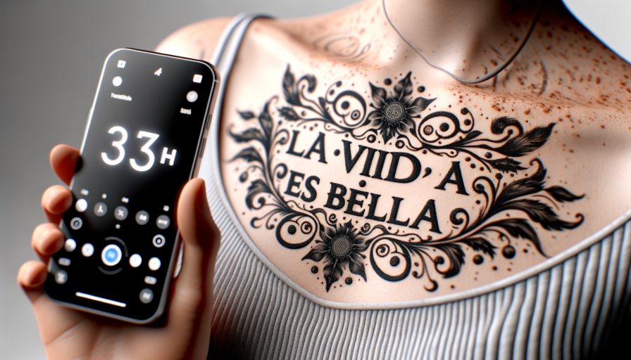 Significato del Tatuaggio &#8216;La Vita è Bella&#8217; &#8211; Scopri L&#8217;ispirazione e il Simbolismo
