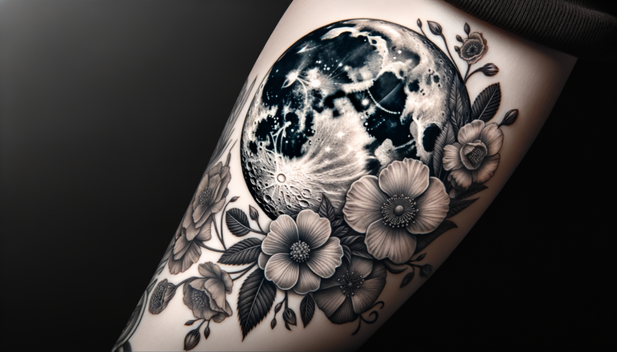 Significato dei tatuaggi con luna e fiori: simbolismo e ispirazioni