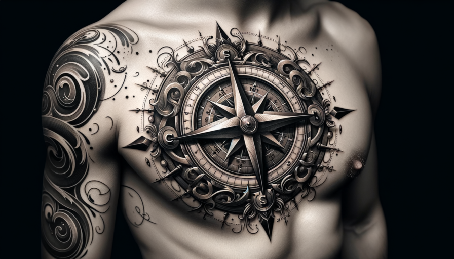 Significato del Tatuaggio Rosa dei Venti: Simbolismo e Idee di Design