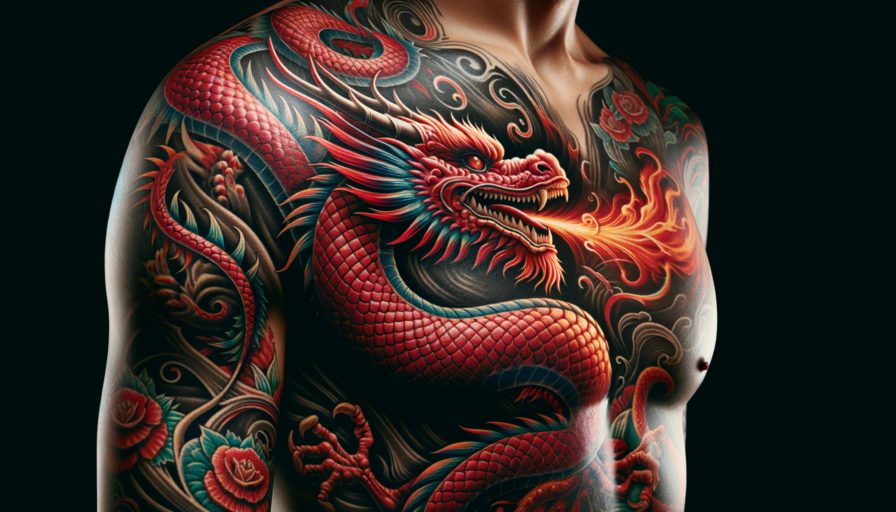 Significato del tatuaggio con dragone rosso: simbolismo ed interpretazioni