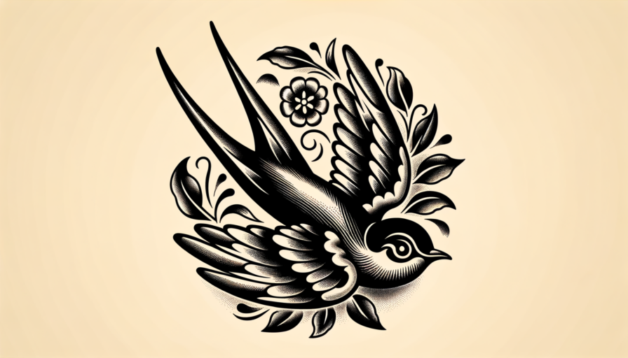 Significato dei tatuaggi di rondini old school: simbolismo e origine