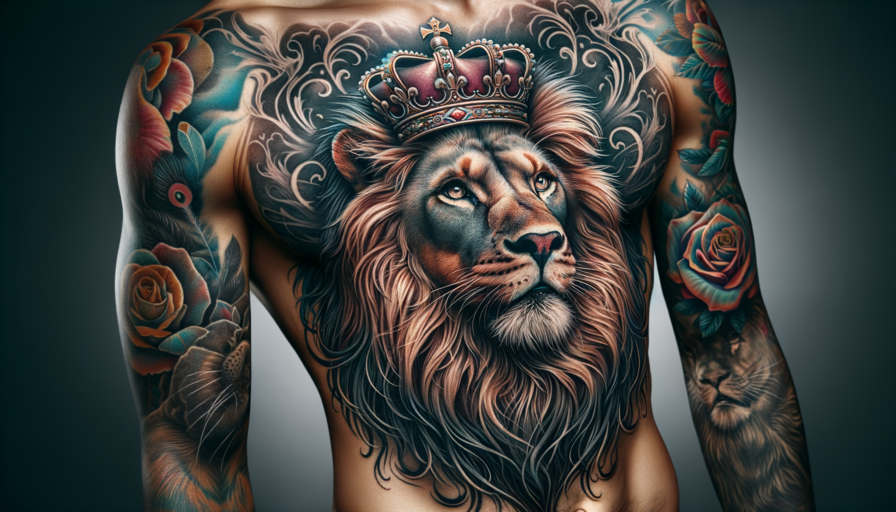 Significato del Tatuaggio del Leone con Corona: Simbolismo e Ispirazione