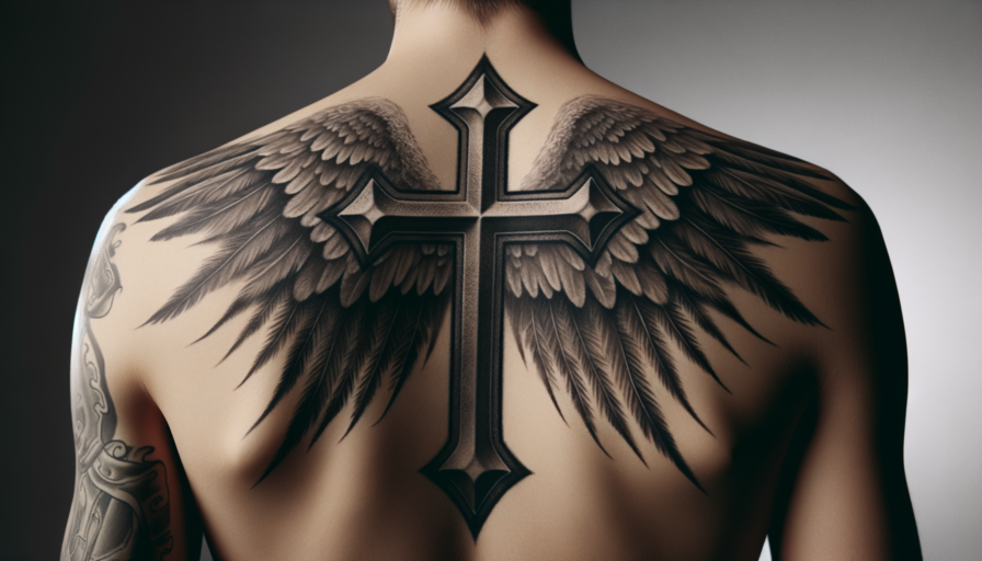 Significato del Tatuaggio Croce con Ali: Simbolismo e Ispirazioni