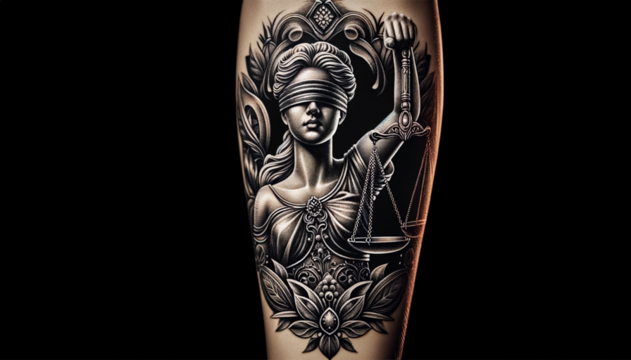 Significato del Tatuaggio della Dea della Giustizia: Simbolismo e Origine