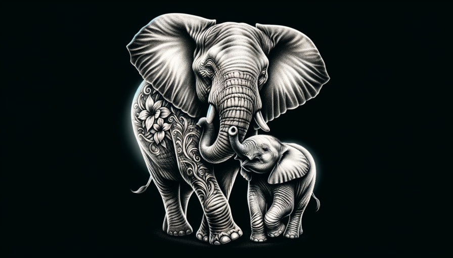 Significato del Tatuaggio Elefante Madre e Figlia: Scopri il Simbolismo