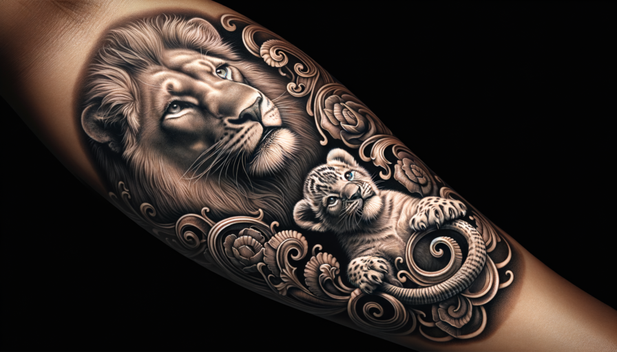Significato del Tatuaggio di una Leonessa e il suo Cucciolo: Simbolismo Profondo