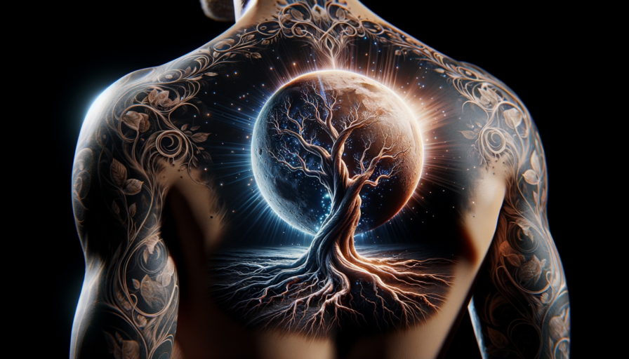 Significato del Tatuaggio Albero della Vita e Luna