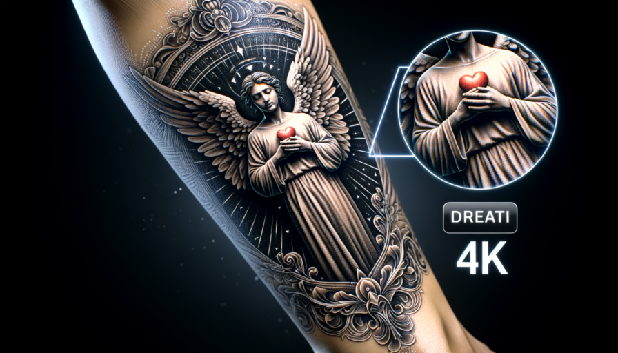 Significato del Tatuaggio Angelo con Cuore: Scopri il Simbolismo