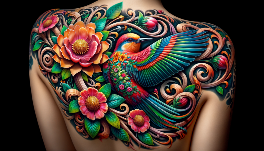 Significato del Tatuaggio di Uccelli e Fiori: Simboli e Interpretazioni