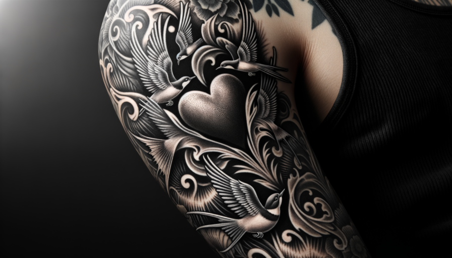tatuaje corazón y pájaros significado