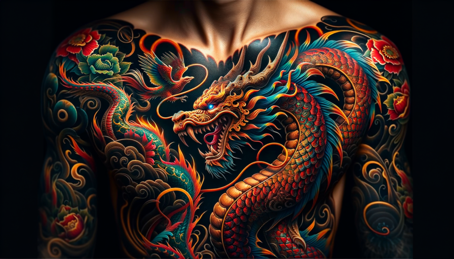 tatuaje dragón y fénix significado