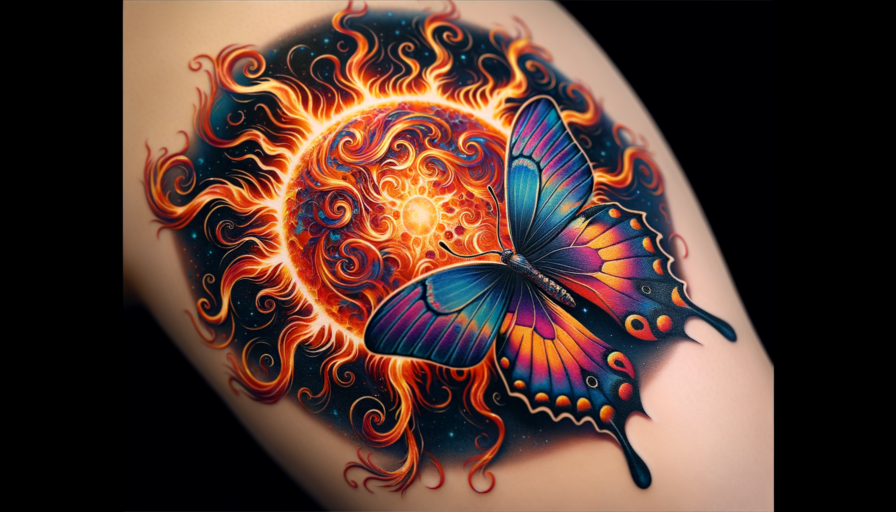 Significato del Tatuaggio di Farfalla e Sole: Tutto Quello Che Devi Sapere